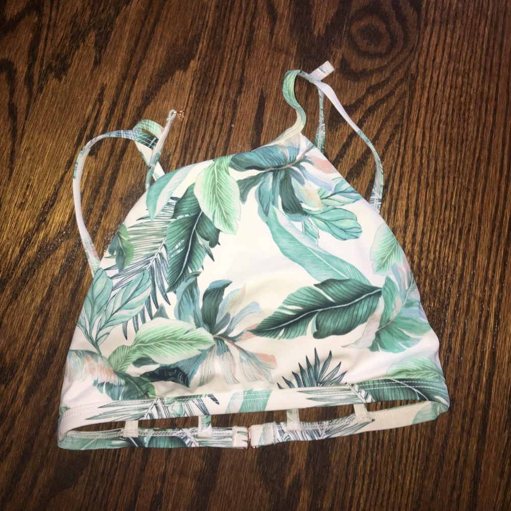 pacsun LA hearts bikini top